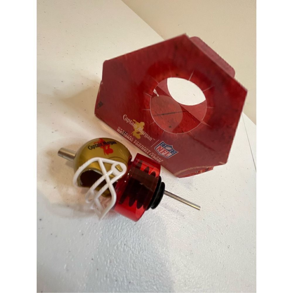 Captain Morgan NFL helmet pourer